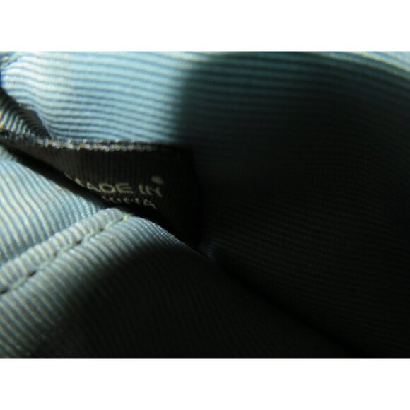 Coach Signature C Canvas & Leather Wristlet in Cream And Silver - Picture 5 of 9